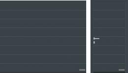 Sektionaltore mit Türe in formschönem Design